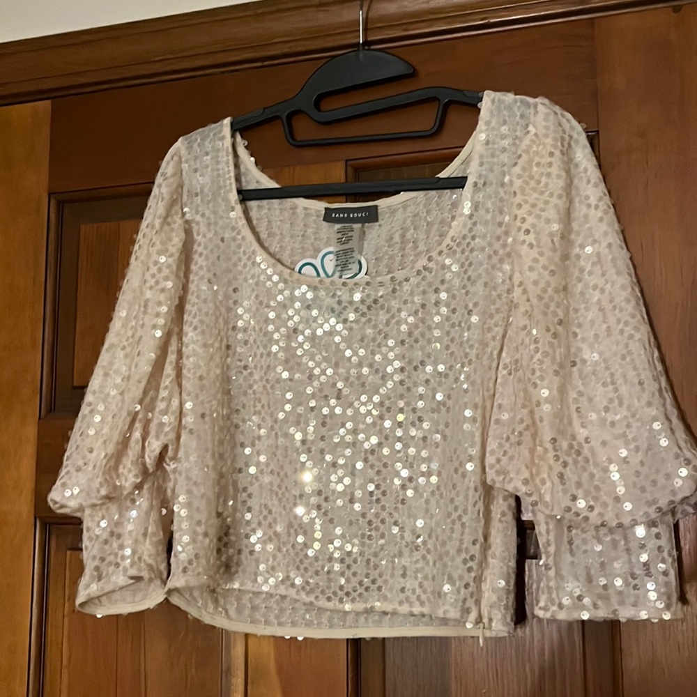 NWT Sequin Top